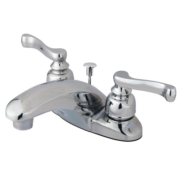 Kingston Brass KB8621FL 4" Centerset Bathroom Faucet, Polished Chrome KB8621FL - main